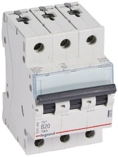 Выключатель автоматический Legrand TX3 6000 3п 20А B 10кА фото Выключатель автоматический Legrand TX3 6000 3п 20А B 10кА картинка